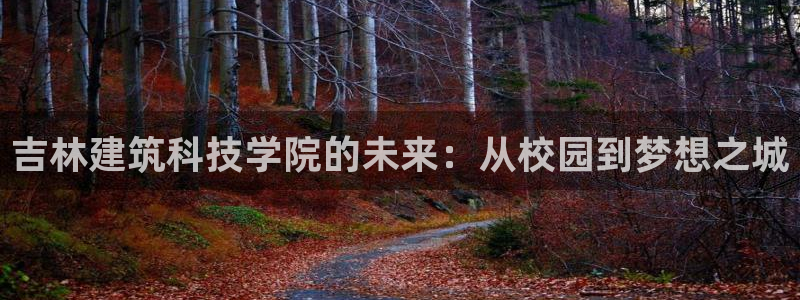 新航娱乐有限公司：吉林建筑科技学院的未来：从校园到梦想之城